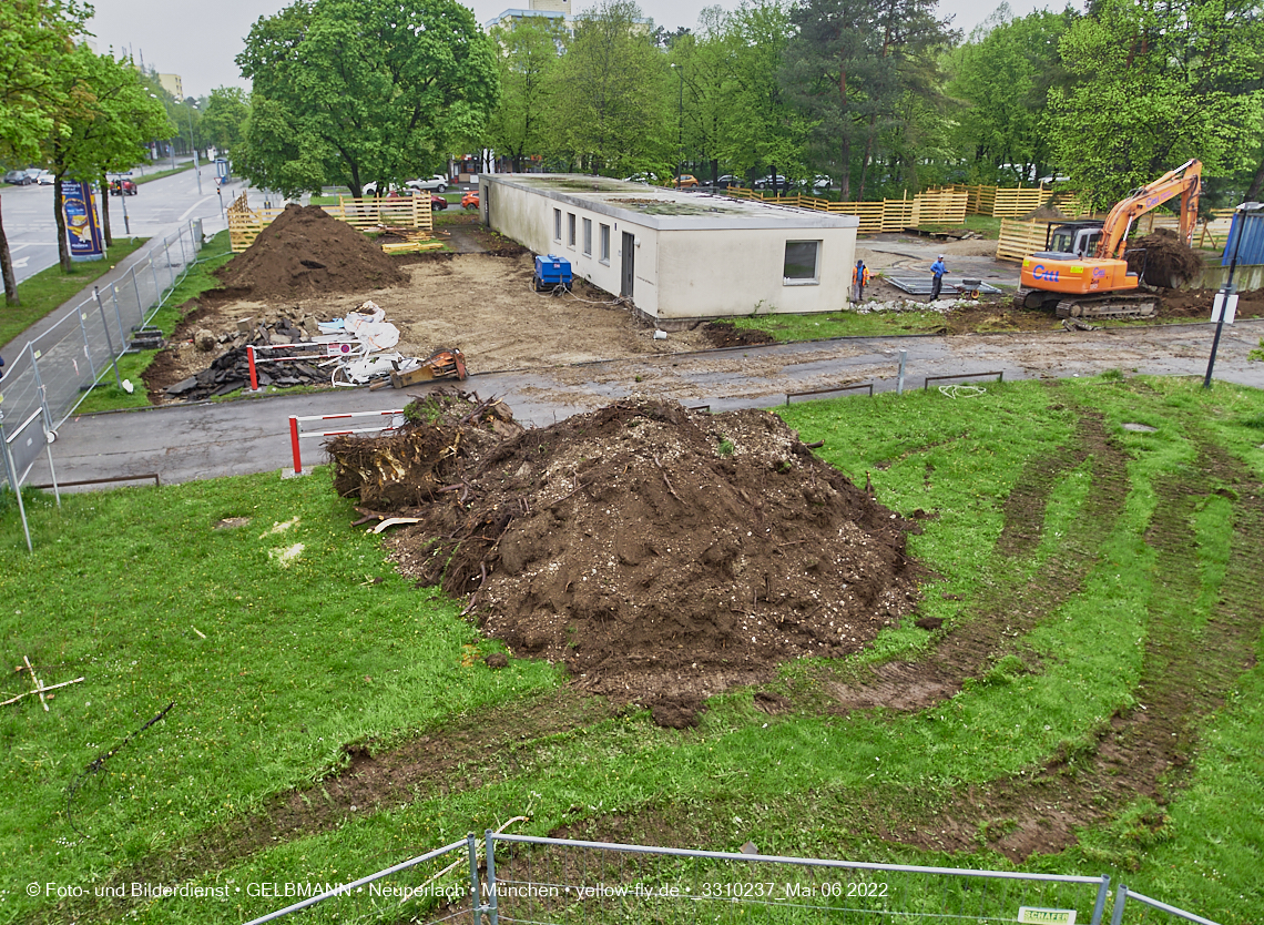 05.05.2022 - Baustelle am Haus für Kinder in Neuperlach